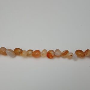 5/$15 Red Agate Beads Tumbled Chips Dyed Heated 16" Strand K09-6992GS